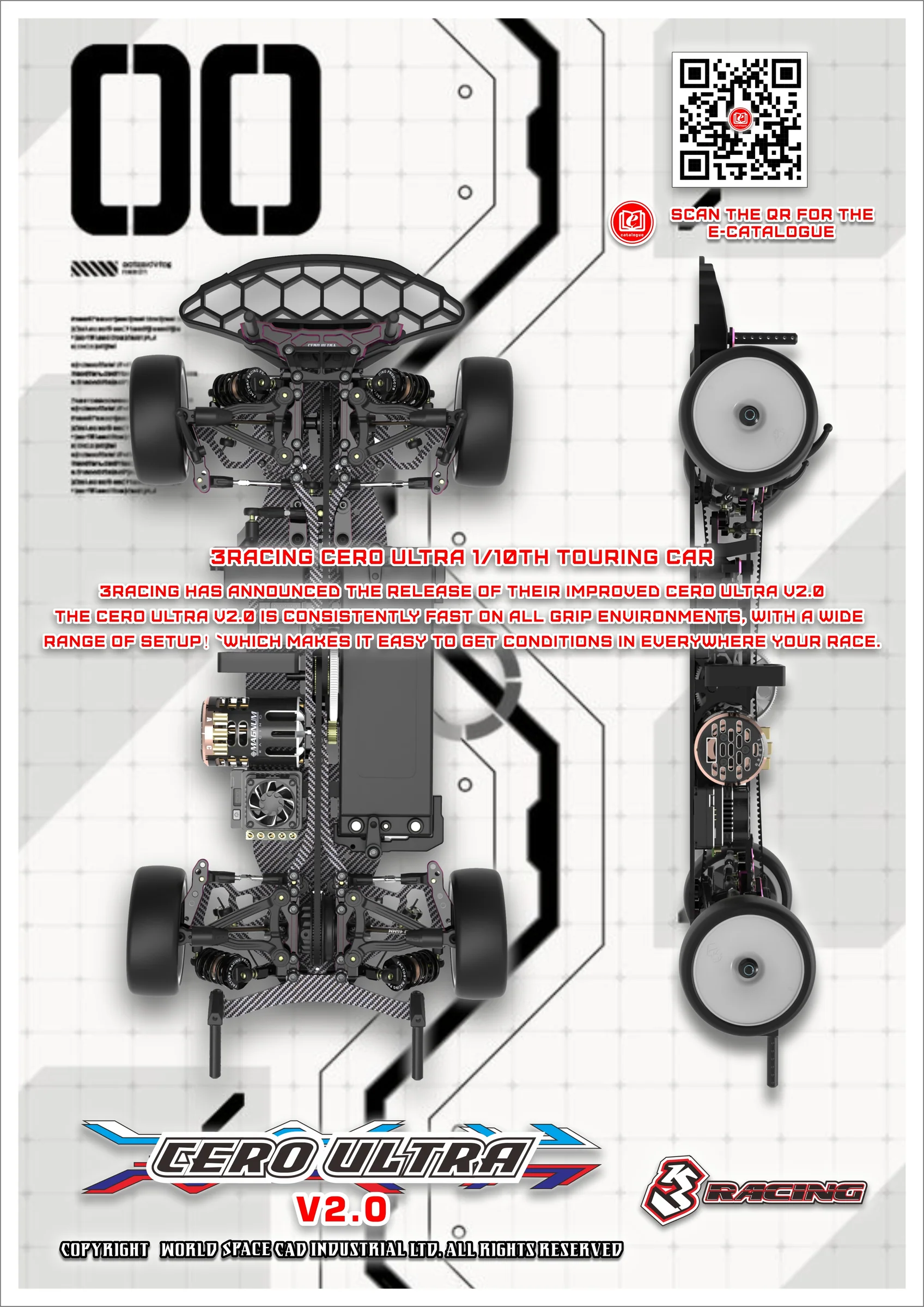 3Racing CERO ULTRA-ACE 2.0 COMPETITION