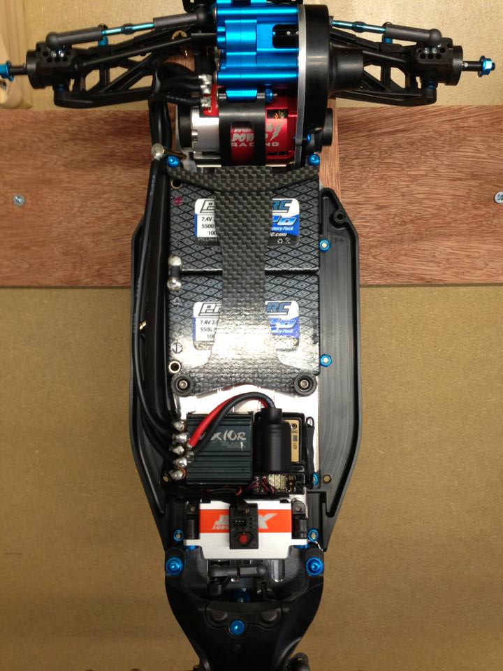 Tamiya TRF201XR - Electronics Setup